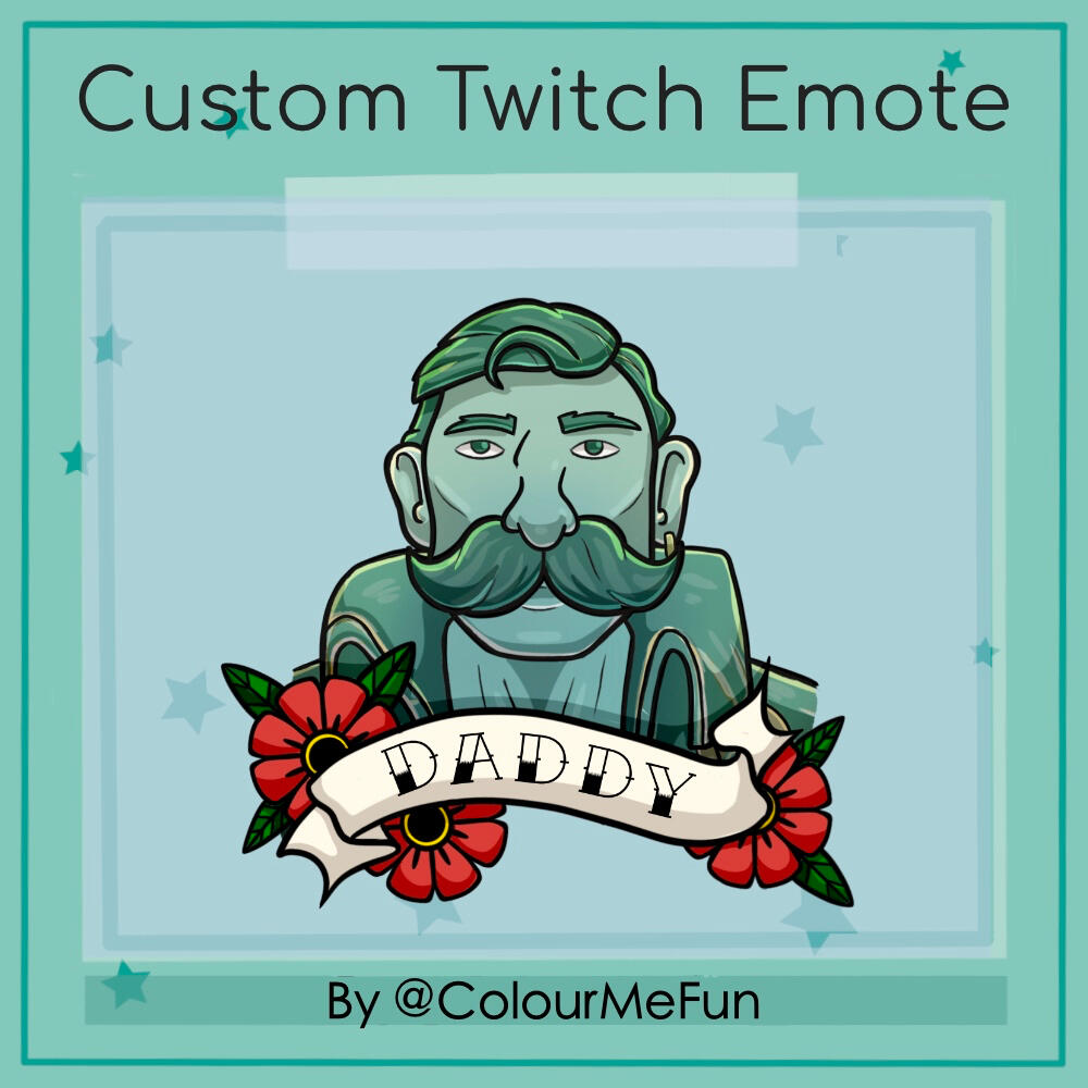 Custom Twitch emote for LJ Marston of Sudds from the Sea of Thieves