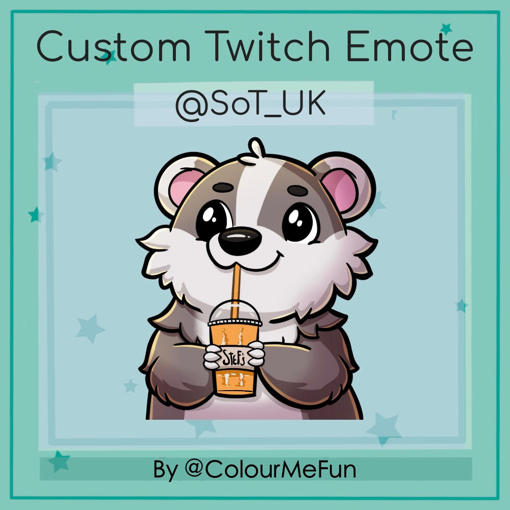 Custom emote of GamingJanBun. He's peeking out from behind a brick wall.