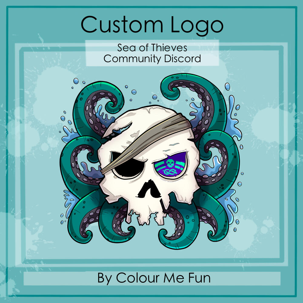 Custom Twitch sub badges in the them of the fish from Sea of Thieves.