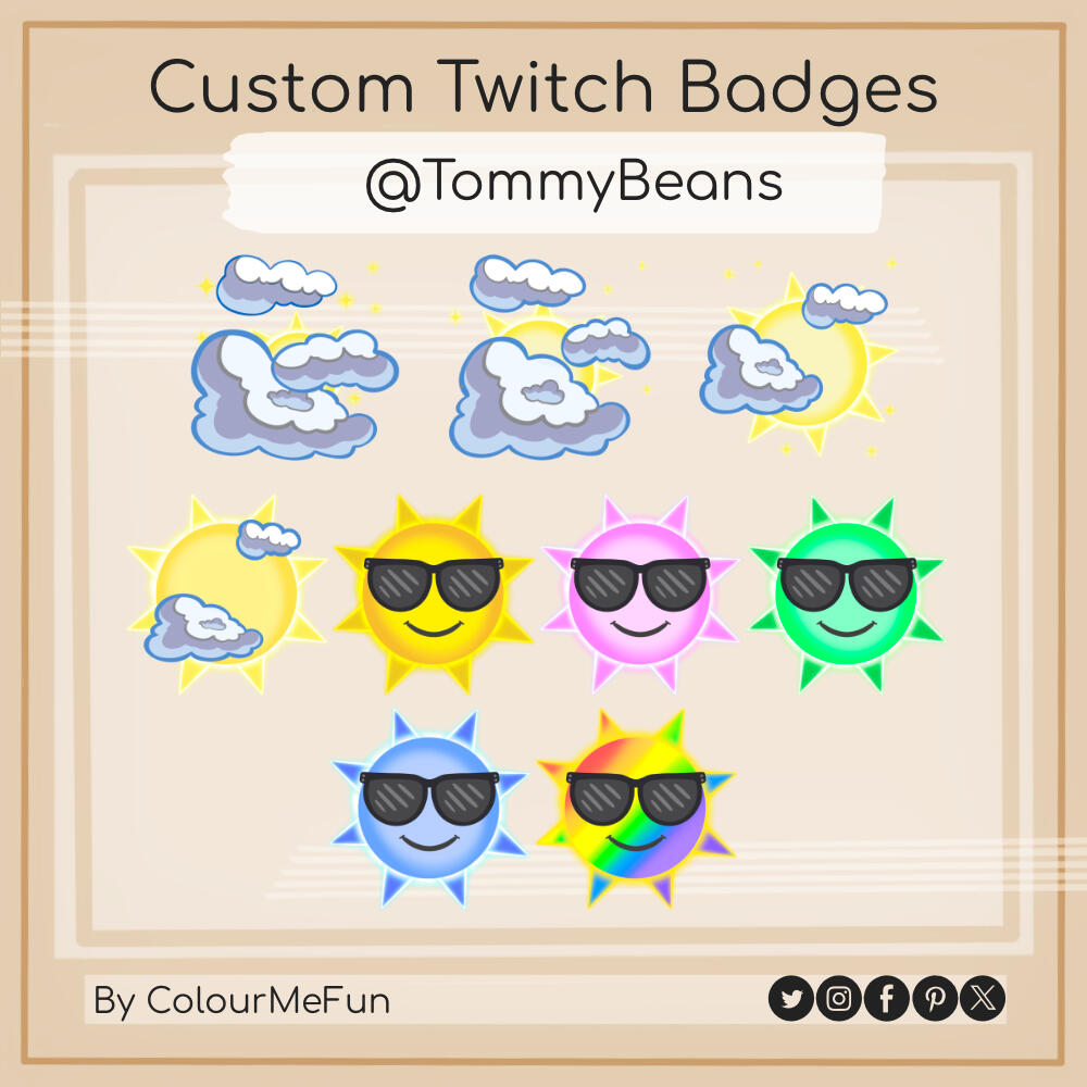 Sub badges for TommyBeans